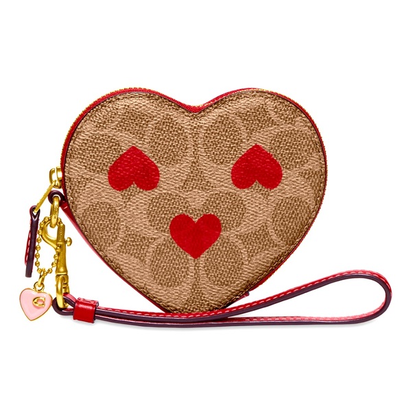 Coach Heart Wristlet - Picture 2 of 5